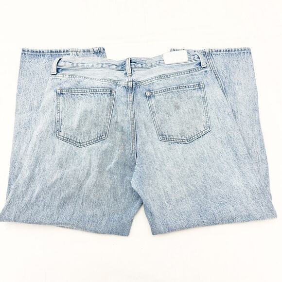 Pistola Magno Wide Leg Light Wash Seam Accented Denim Jeans Size 29 - Picture 5 of 7